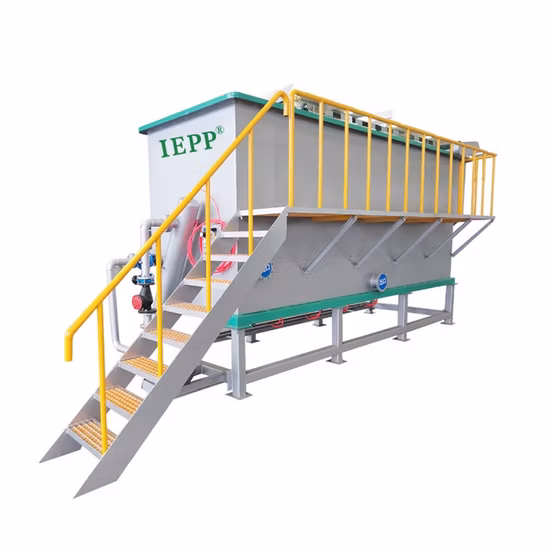 Hôpitaux, écoles, abattoirs industriels, équipement de traitement des eaux usées par flottation à air dissous